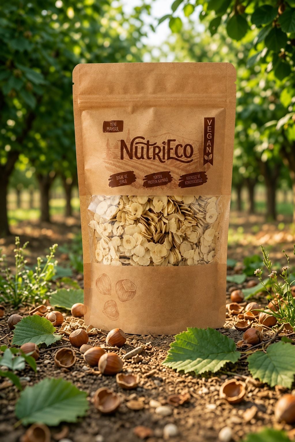 Nutrieco Premium File Fındık Doypack Kilitli Paket