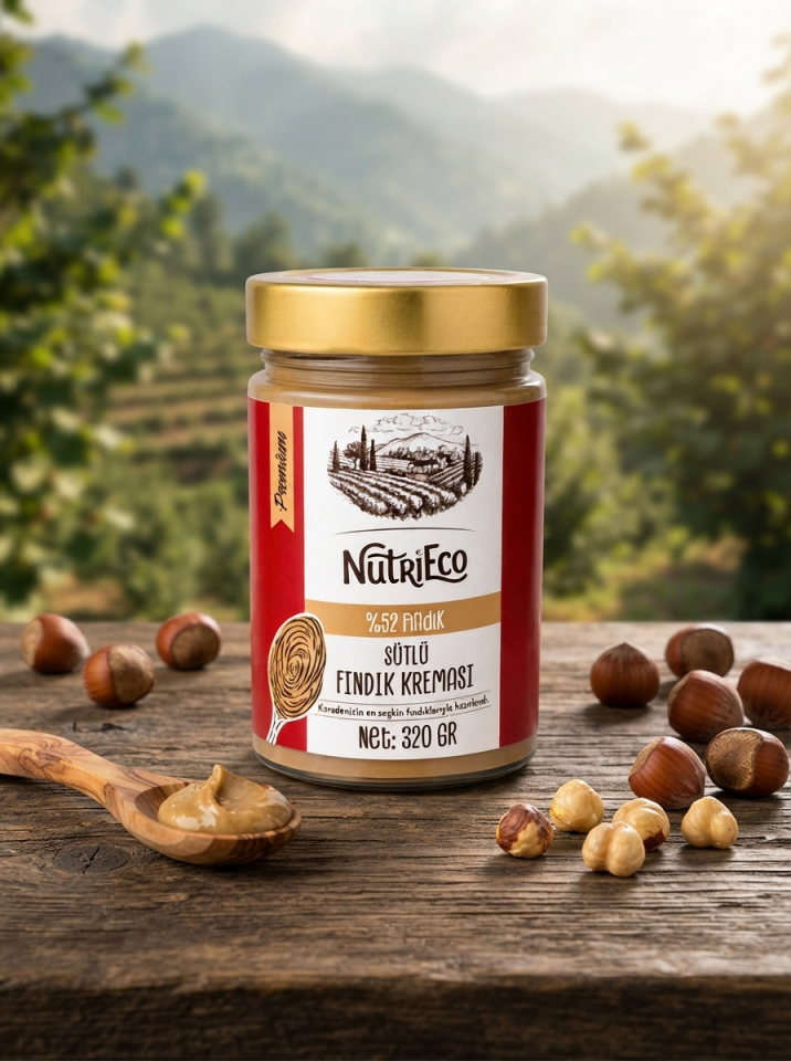 %52 Fındıklı Premium Sütlü Fındık Kreması