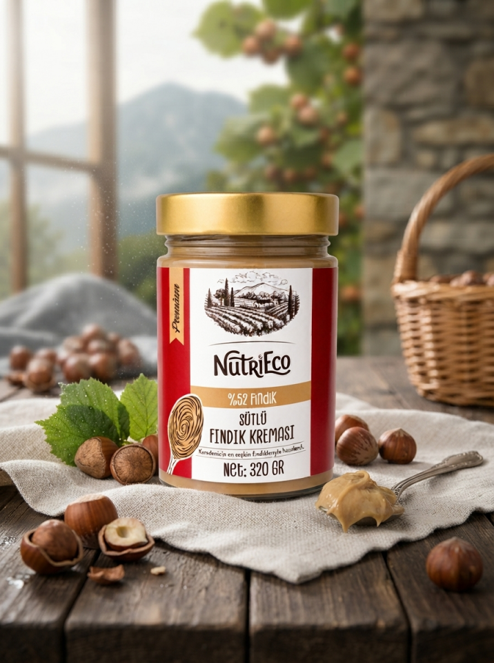 %52 Fındıklı Premium Sütlü Fındık Kreması